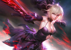 Join The Supernatural Battle With The Fate Series Wallpaper