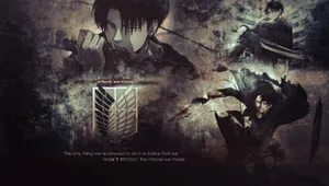 Join The Survey Corps For A Journey To Save Humanity Wallpaper