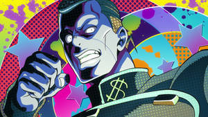 Jojo 4k Okuyasu Retro Illustration Wallpaper