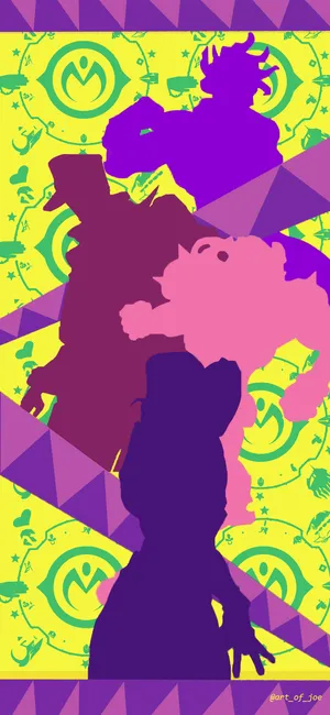 Jojo Phone Silhouette Wallpaper