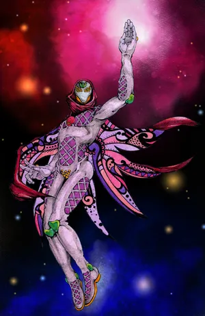 Jojo's Bizarre Adventure - The Powerful King Crimson Stand Wallpaper