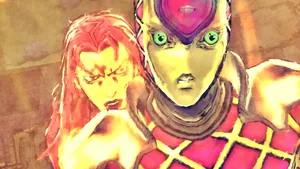 Jojo's King Crimson Dominating The Scene In An Epic Showdown Wallpaper