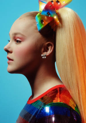 Jojo Siwa Side View Profile Wallpaper