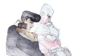 Jojoand Stand Illustration Wallpaper