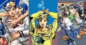Jojolion - Josuke Higashikata And Soft & Wet Stand In Action Wallpaper