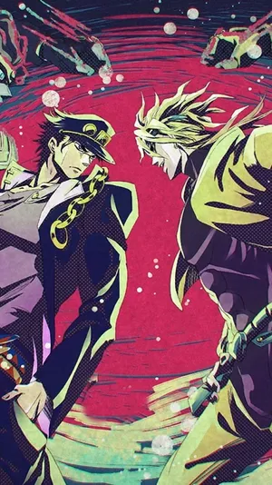 Jojos Bizarre Adventure Iphone Jotaro Archenemy Wallpaper