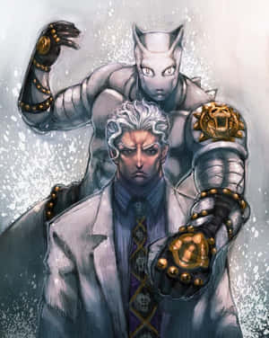 Jojos Bizarre Adventure Iphone Kira And Killer Queen Wallpaper