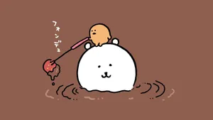 Joke Bear And Friend Wallpaper