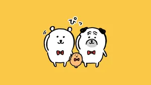 Joke Bear And Friends Wallpaper