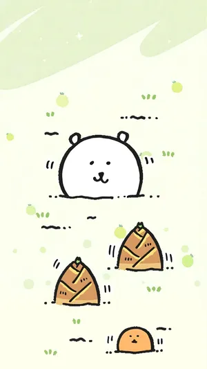 Joke Bear And Friends Wallpaper