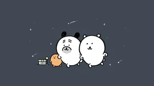 Joke Bear Characters Together Wallpaper
