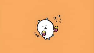 Joke Bear Eating Ice Cream Wallpaper