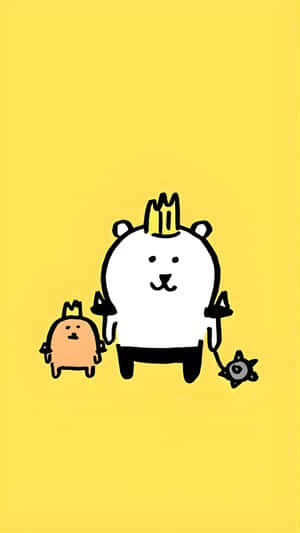 Joke Bear Royal Duo Wallpaper