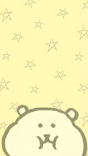 Joke Bear With Star Background Wallpaper
