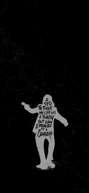 Joker Inspirational Quote Wallpaper Wallpaper