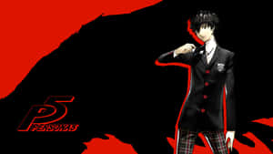 Joker Persona 5 Black Wing Wallpaper