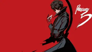 Joker Persona 5 Digital Painting Wallpaper
