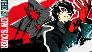 Joker Persona 5 Ren Amamiya Wearing Gloves Wallpaper