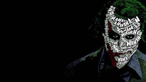 Joker Text Art 4k Ultra Hd Wallpaper