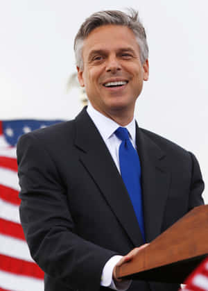 Jon Huntsman Exuding Confidence Wallpaper