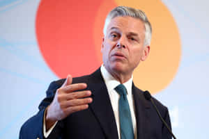 Jon Huntsman Hand Gesture Wallpaper