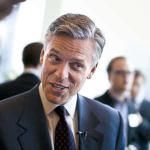 Jon Huntsman Happy Photo Wallpaper