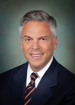 Jon Huntsman In Suit Wallpaper