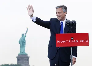 Jon Huntsman Waving Wallpaper