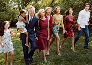 Jon Huntsman With His Wife And Children Wallpaper
