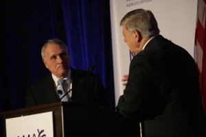 Jon Kyl Answering Questions Wallpaper