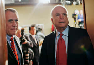 Jon Kyl With Senator John Mccain Wallpaper