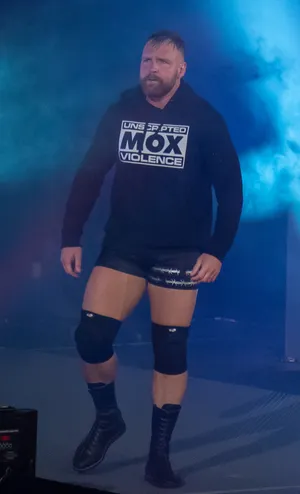 Jon Moxley Aka The Kingpin Of Wwe Wallpaper