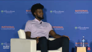 Jonathan Isaac At The National Conservatism Conference Wallpaper