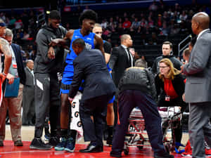 Jonathan Isaac Recovering From A Knee Injury Wallpaper