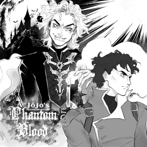 Jonathan Joestar And Dio Brando In A Battle Scene From Phantom Blood Wallpaper