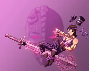 Jonathan Joestar Faces Off Against Dio Brando In Phantom Blood Wallpaper