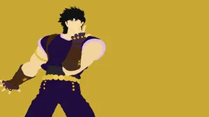 Jonathan Joestar In Heroic Pose Wallpaper