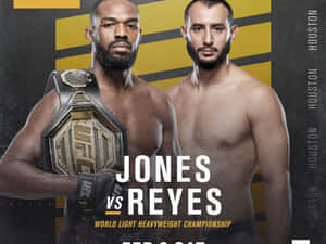Jonesvs Reyes U F C Championship Promo Wallpaper