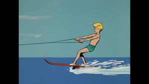 Jonny Quest Riding Surfboard Wallpaper