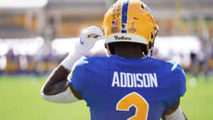 Jordan Addison Football Player Number3 Wallpaper