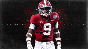 Jordan Battle Football Player Graphic Wallpaper