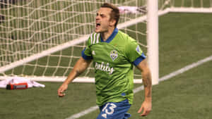 Jordan Morris In Seattle Sounders Versus Minnesota United 2020 Wallpaper