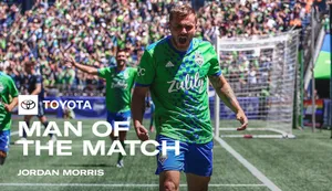 Jordan Morris Toyota Man Of The Match Wallpaper