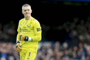 Jordan Pickford With Short Hair Wallpaper