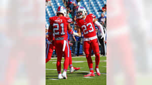 Jordan Poyer Buffalo Bills Celebration Wallpaper