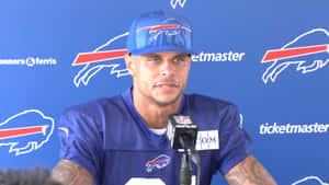 Jordan Poyer Buffalo Bills Press Conference Wallpaper