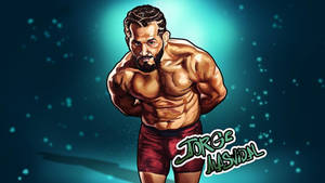 Jorge Masvidal Illustrated Wallpaper