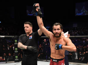 Jorge Masvidal Ref Arm Raise Wallpaper