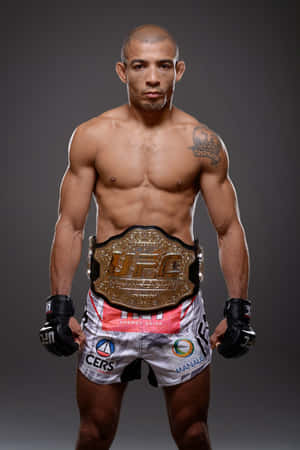 José Aldo Ufc Featherweight Champion Portrait Wallpaper