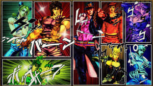 Joseph Joestar In Action Wallpaper